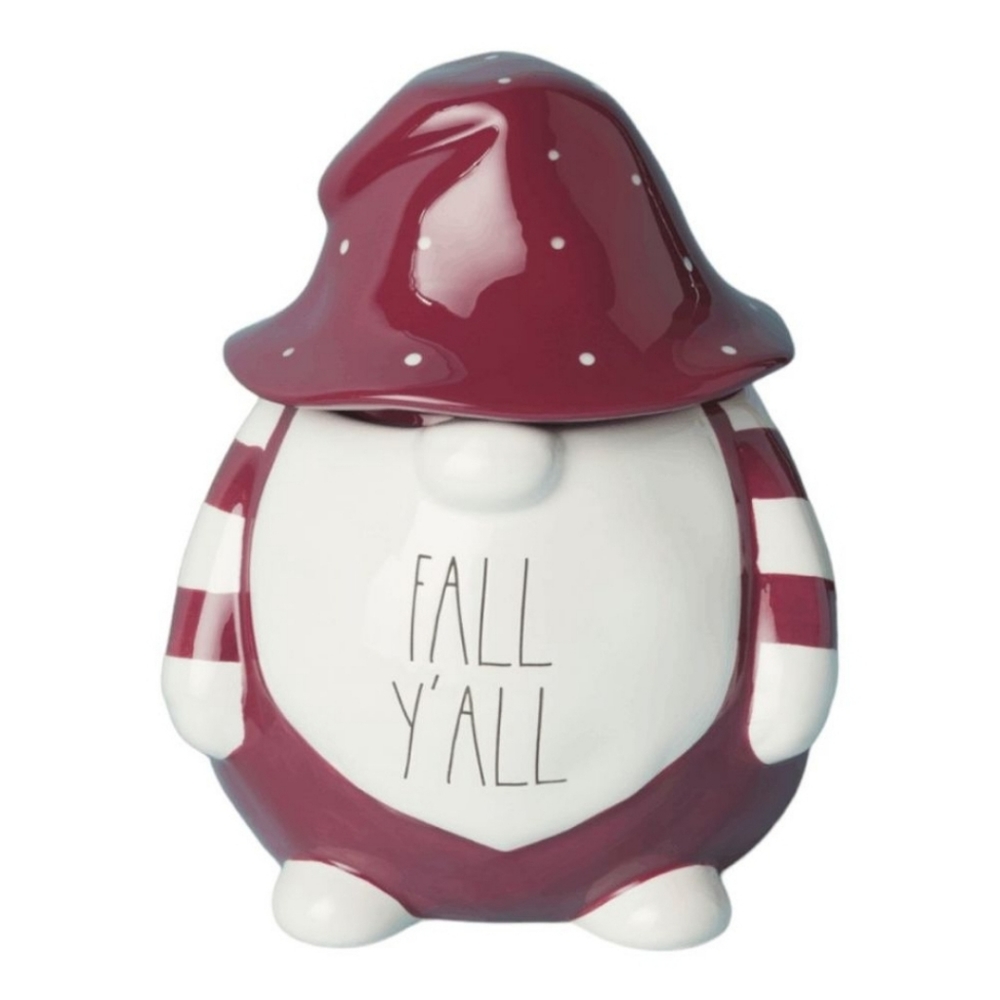 Rae Dunn Gnome Canister "Fall Ya'all"